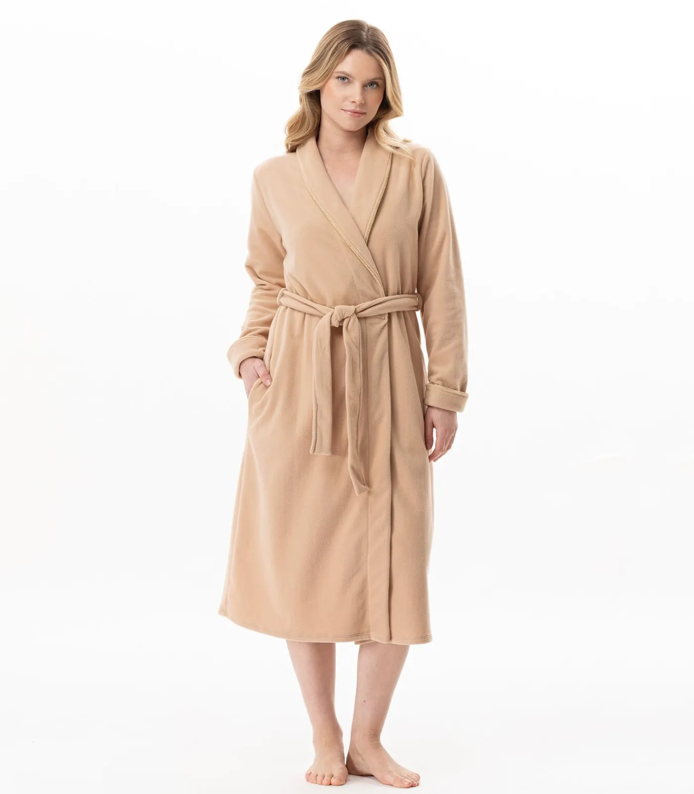 LE CHAT Badjas van micropolar LINETTE 160 brown Sale