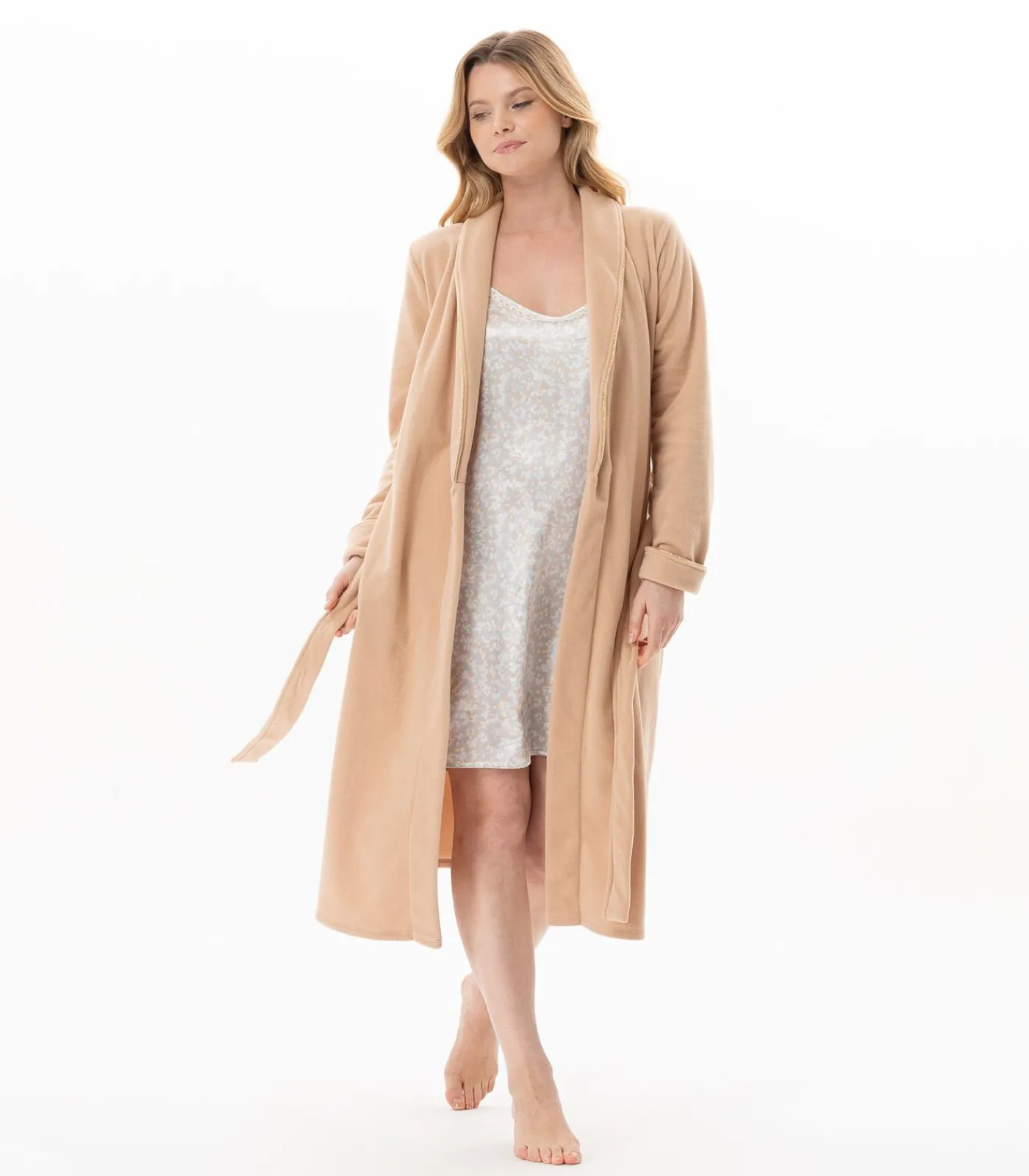 LE CHAT Badjas van micropolar LINETTE 160 brown Sale
