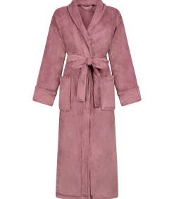 Hunkemöller Badjas van zachte fleece purple Best