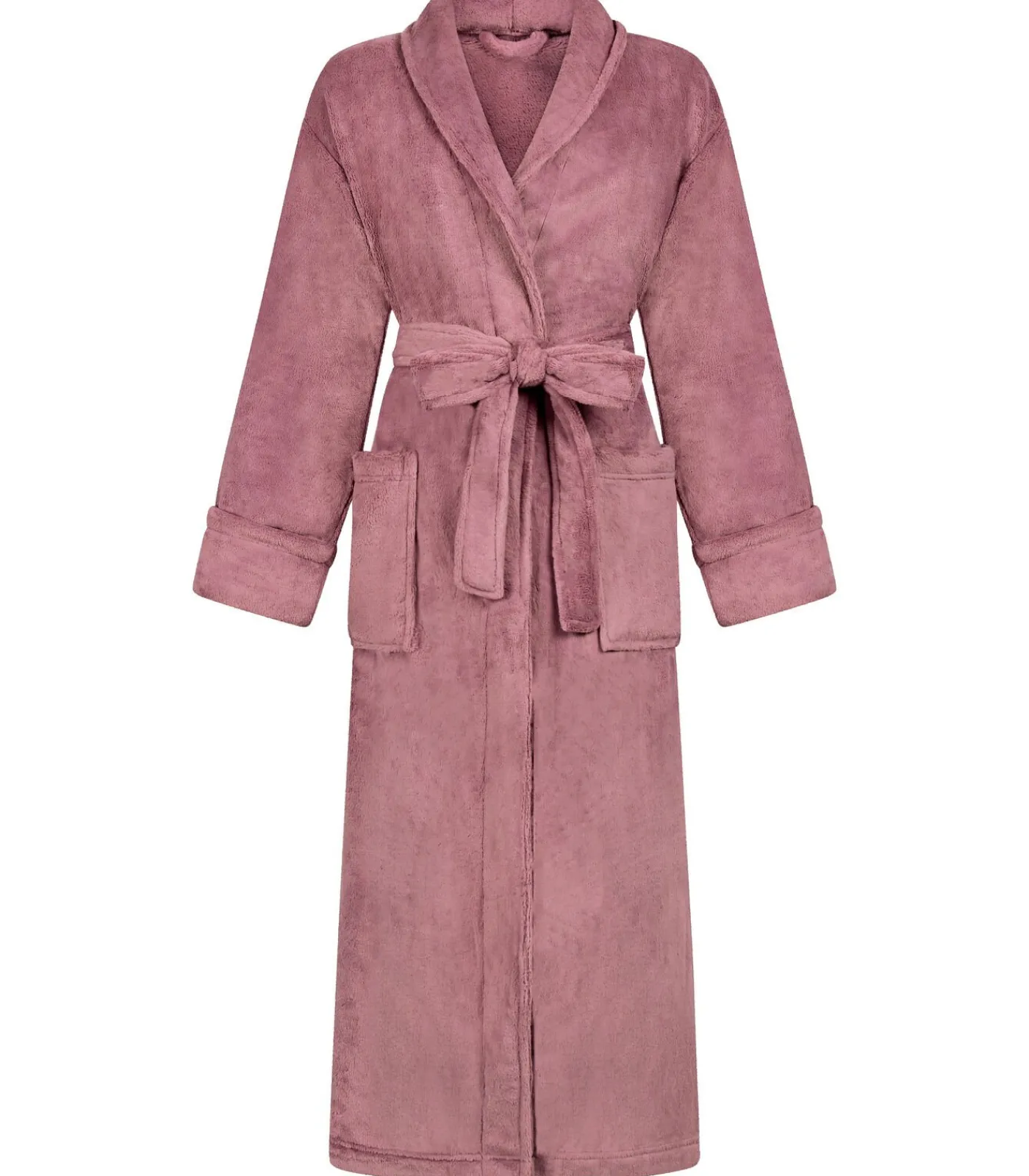 Hunkemöller Badjas van zachte fleece purple Best
