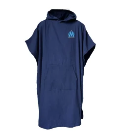 Matt & Rose Badponcho voor kinderen van 100% katoen, LOGO blue Clearance
