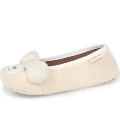 ISOTONER Ballerina damesschoenen 3D Beer ivory Discount