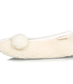 ISOTONER Ballerina damesschoenen 3D Beer ivory Discount