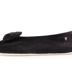 ISOTONER Balletschoentjes Dames Groot Zwart Strik black Outlet