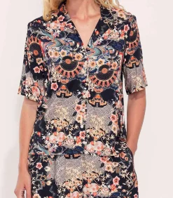 La Fiancée Bedrukt Homewear overhemd KINNAUR blueJeans New