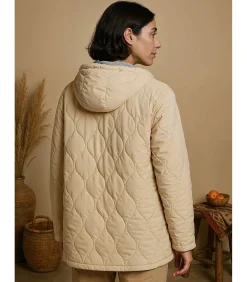 J&JOY jas met stijlvol donseffect beige Best