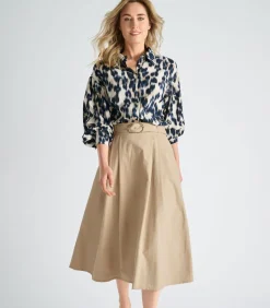 Marie Méro rok in A-lijn beige Best