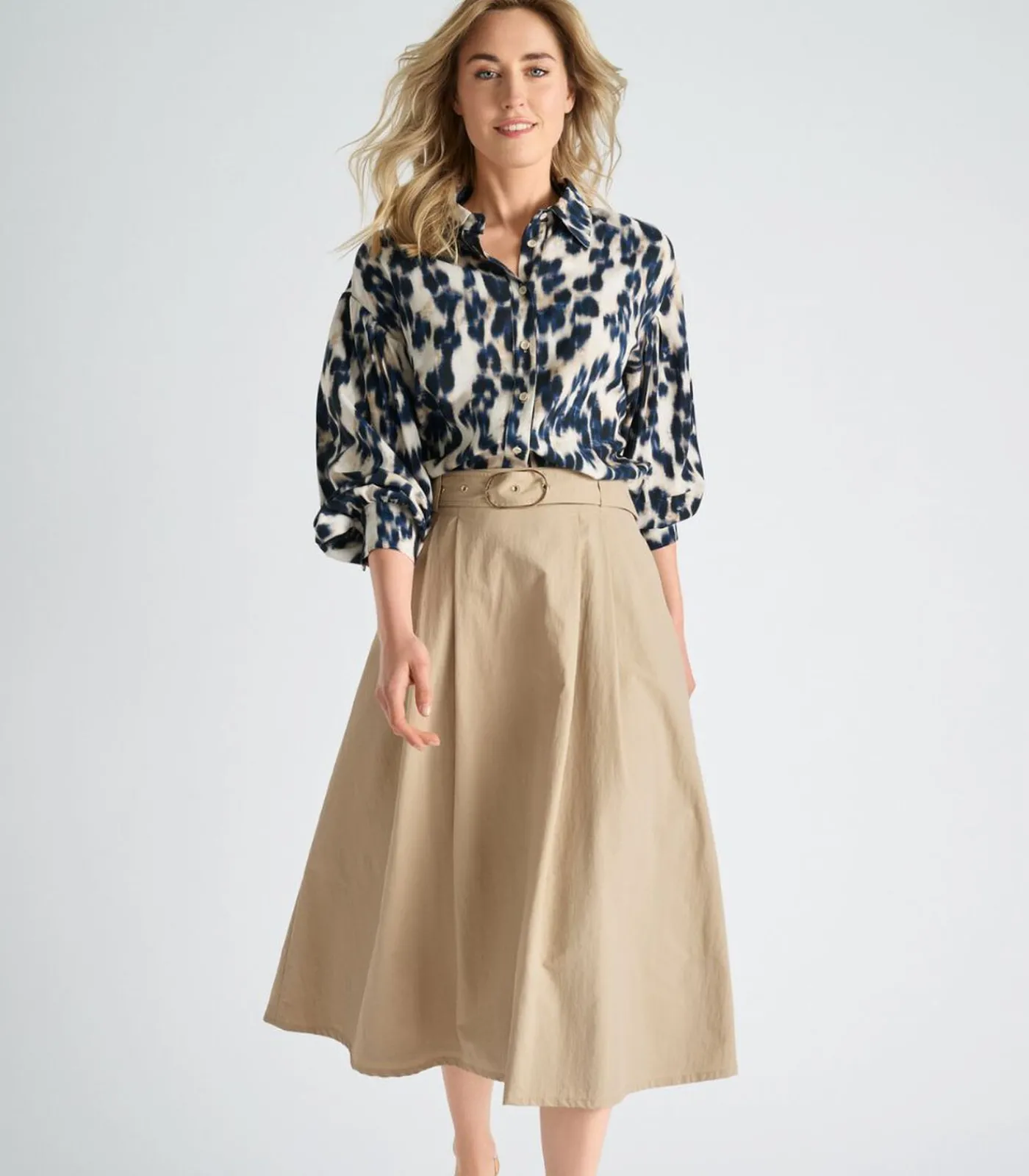 Marie Méro rok in A-lijn beige Best