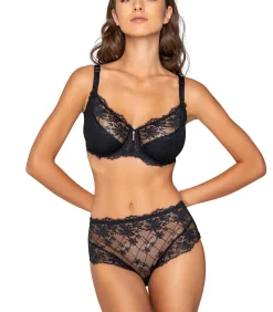 LUNA Beugel push-up beha VENUS black Hot