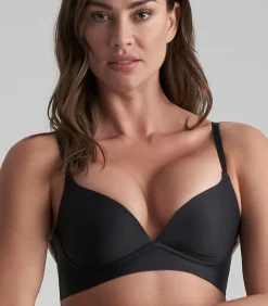 Bye Bra Bh Topje Push-Up black New