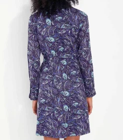 La Fiancée Biologisch katoenen overhemdjurk AGRA darkPurple New