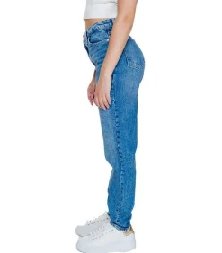 Calvin Klein Jeans Blauw Regular Fit Jeans Dames blue New