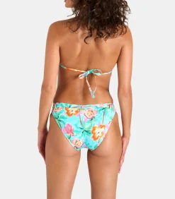 Banana Moon Blauwe bikinitop met tropische print MINEW DRAGONFRUIT blue