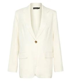 Soaked in Luxury Blazer voor dames Kimina white Best