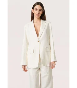 Soaked in Luxury Blazer voor dames Kimina white Best