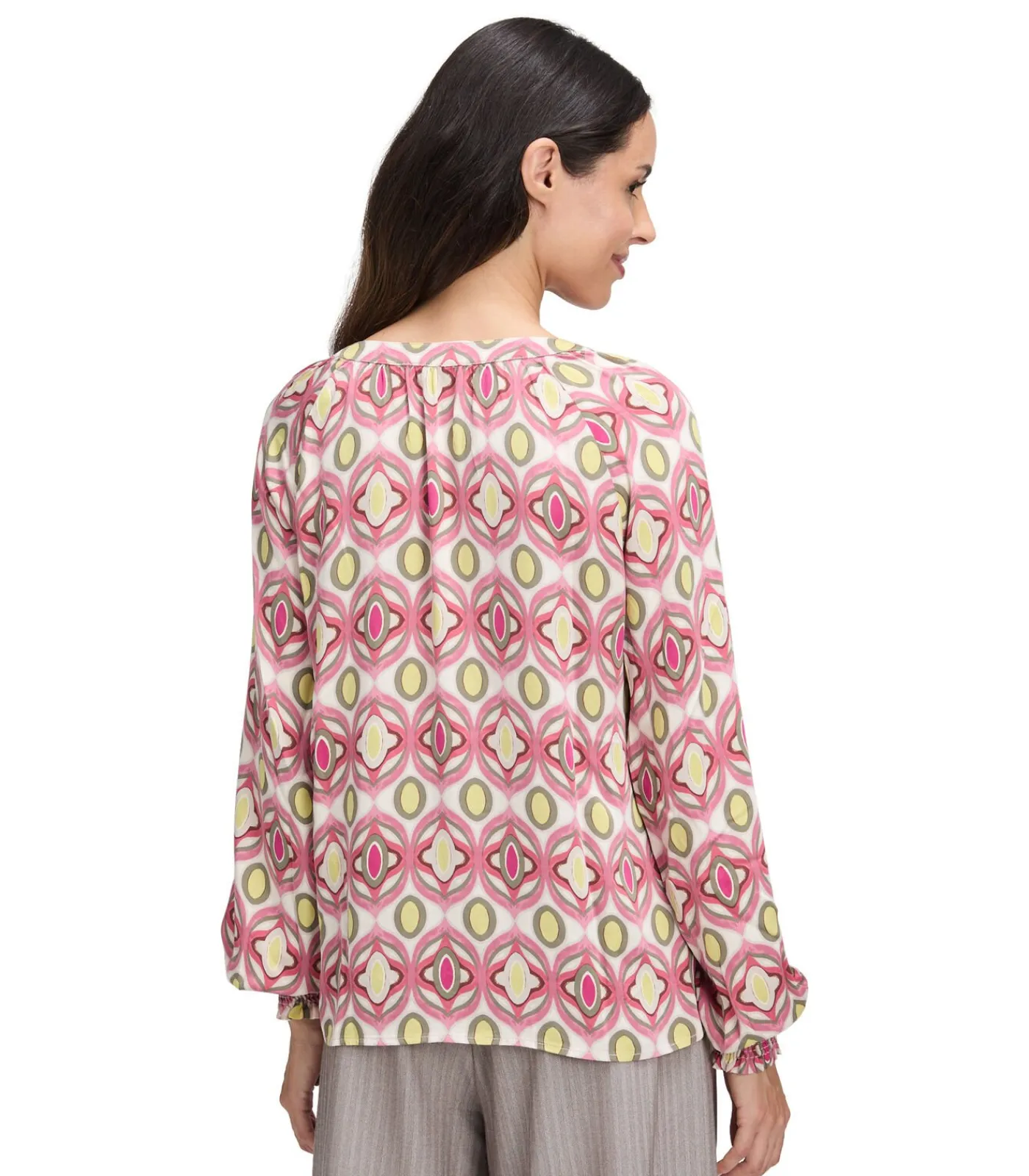 Cartoon Blouse in shirtstijl multicolor Sale