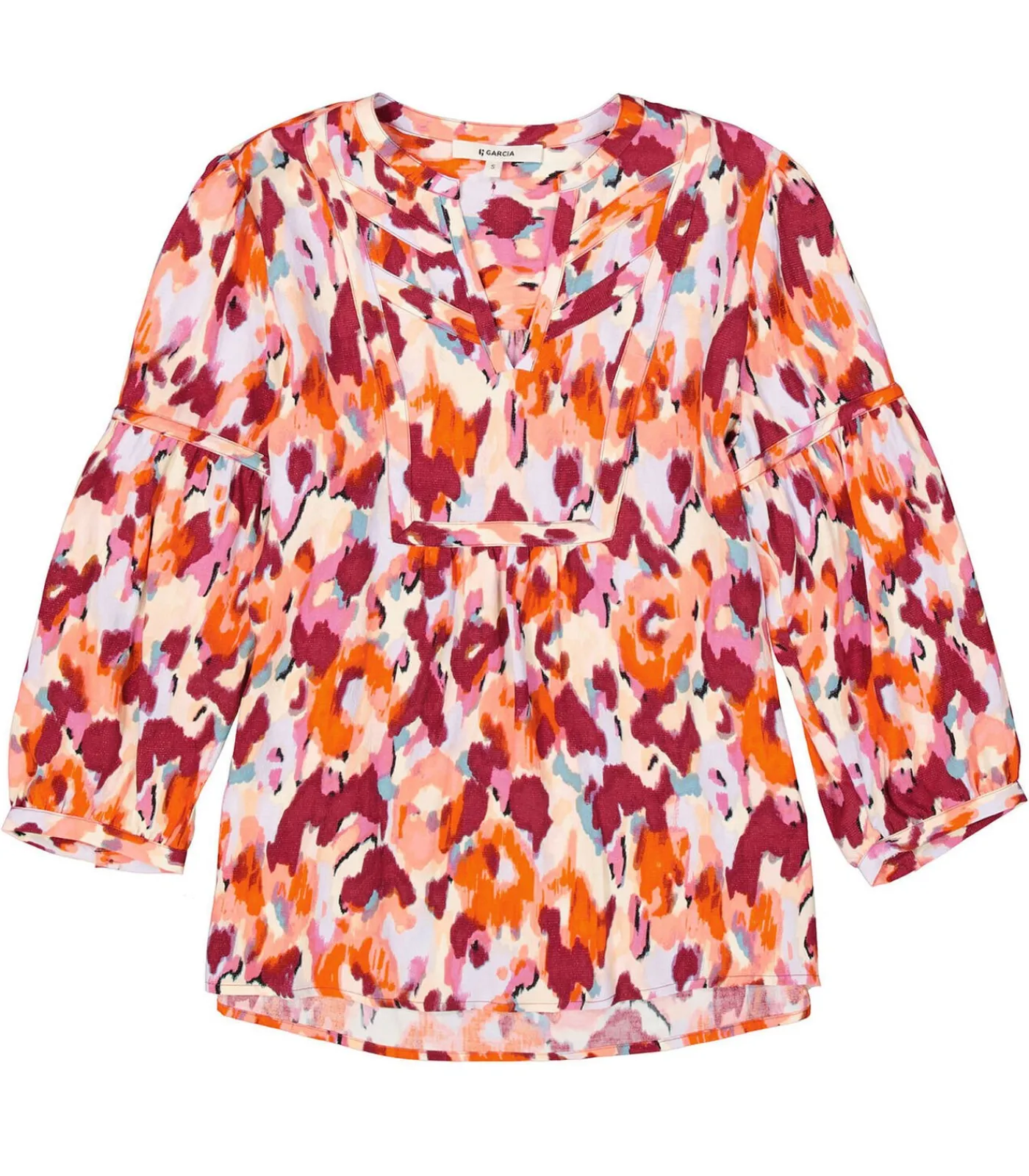 Garcia Blouse met print red Online