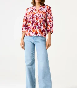 Garcia Blouse met print red Online