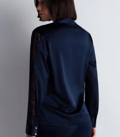 Aubade Blouse Midnight Whisper blue Discount
