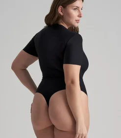 Bye Bra Bodysuit Korte Mouw | Zwart Xl black Clearance