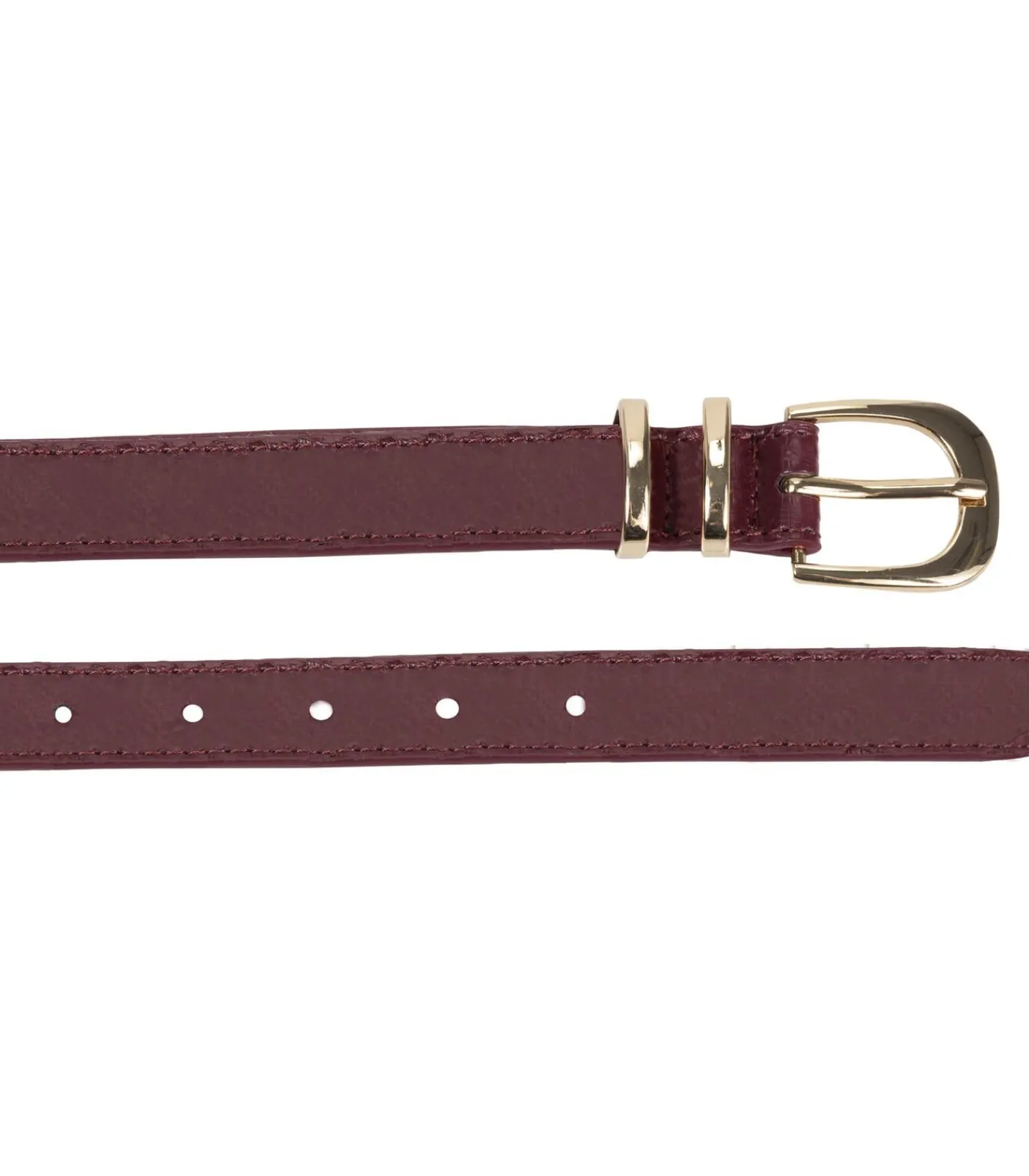 ISOTONER leren damesriem bordeaux Discount