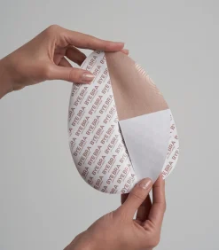 Bye Bra Breast Lift Pads + Satijnen Tepelbedekkers beige Clearance