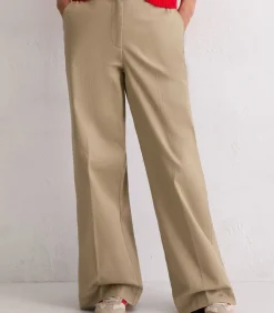 Marc O'Polo Broek met wijde pijpen brown Hot