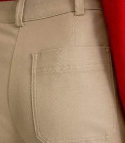 Marc O'Polo Broek met wijde pijpen brown Hot