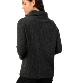 ADMAS Button-down top met lange mouwen Neck Buttons gray Discount