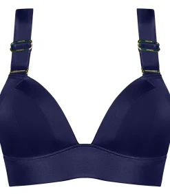 Marlies Dekkers cache coeur bralette bikini top darkBlue Outlet