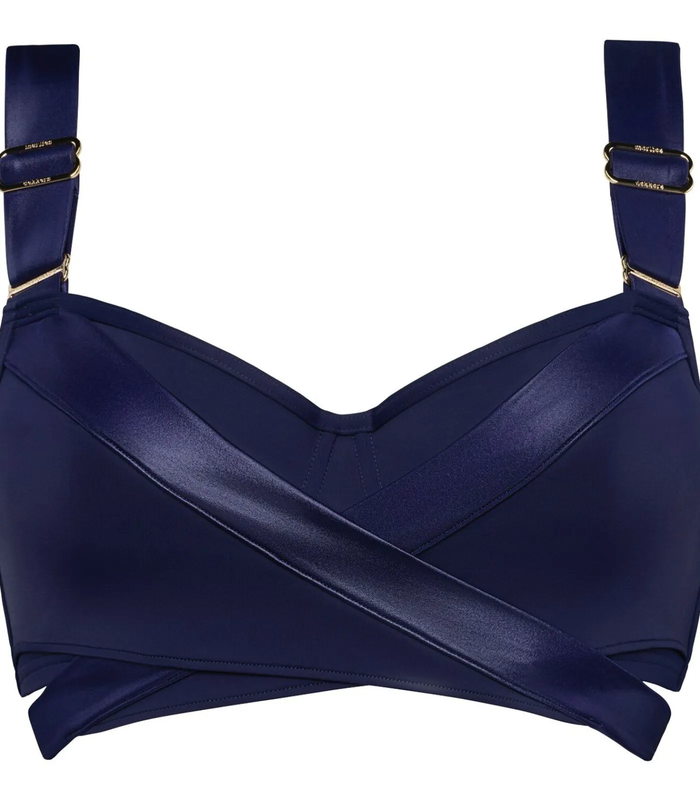 Marlies Dekkers cache coeur niet-voorgevormde balconette bikini top darkBlue Online