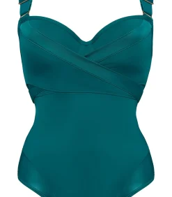 Marlies Dekkers cache coeur plunge balconette badpak darkGreen Best
