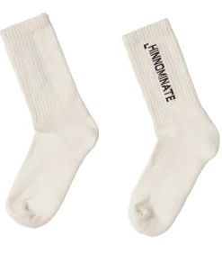 HINNOMINATE Calze Con Intarsio In Verticale white Best
