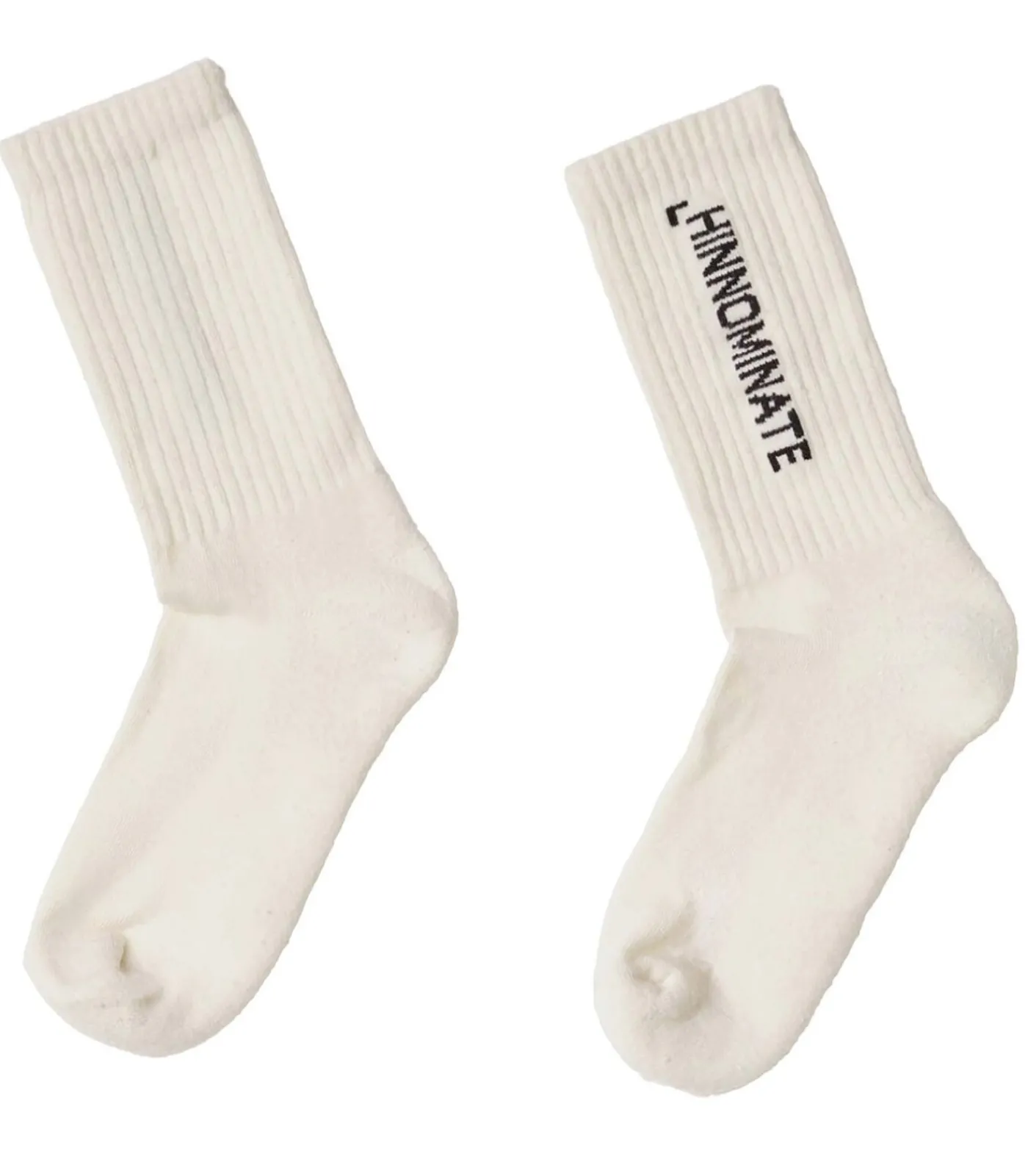 HINNOMINATE Calze Con Intarsio In Verticale white Best
