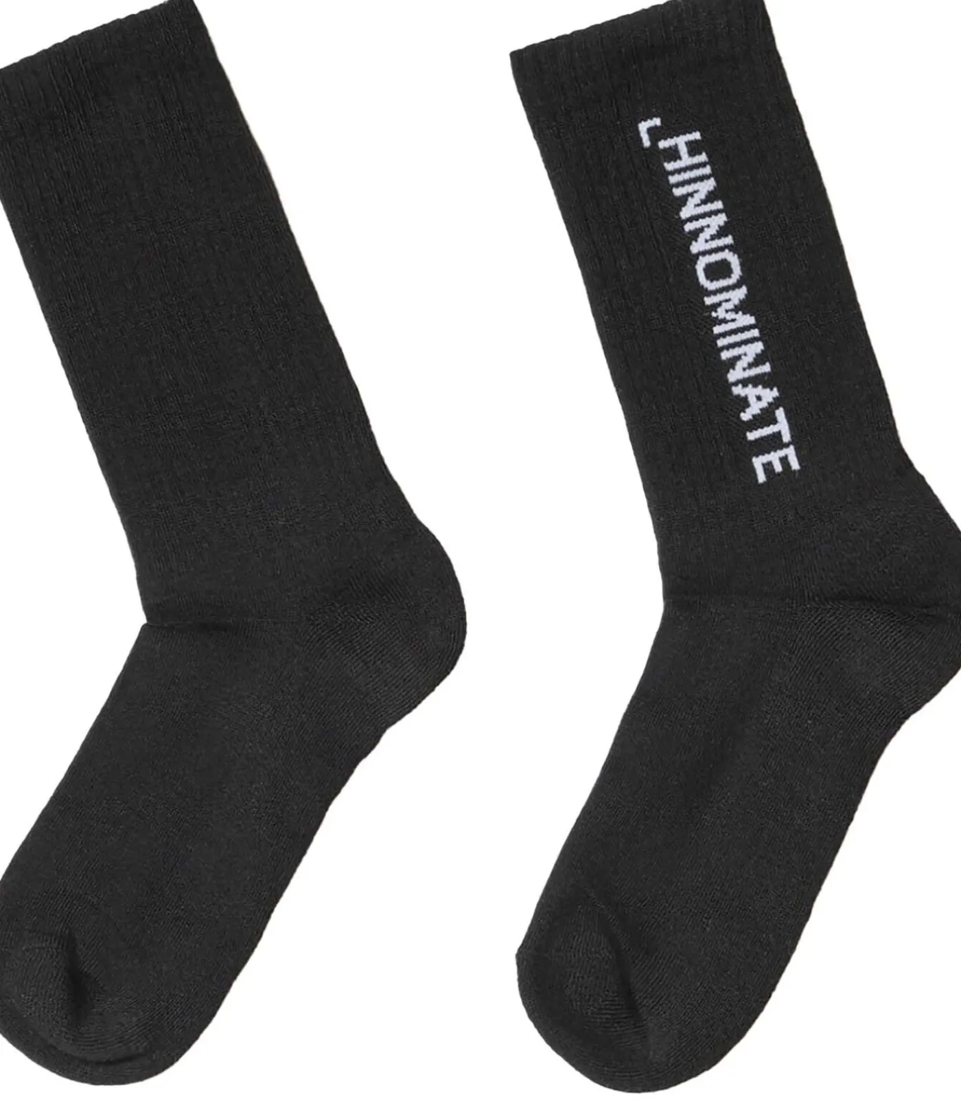 HINNOMINATE Calze Con Intarsio In Verticale black Discount