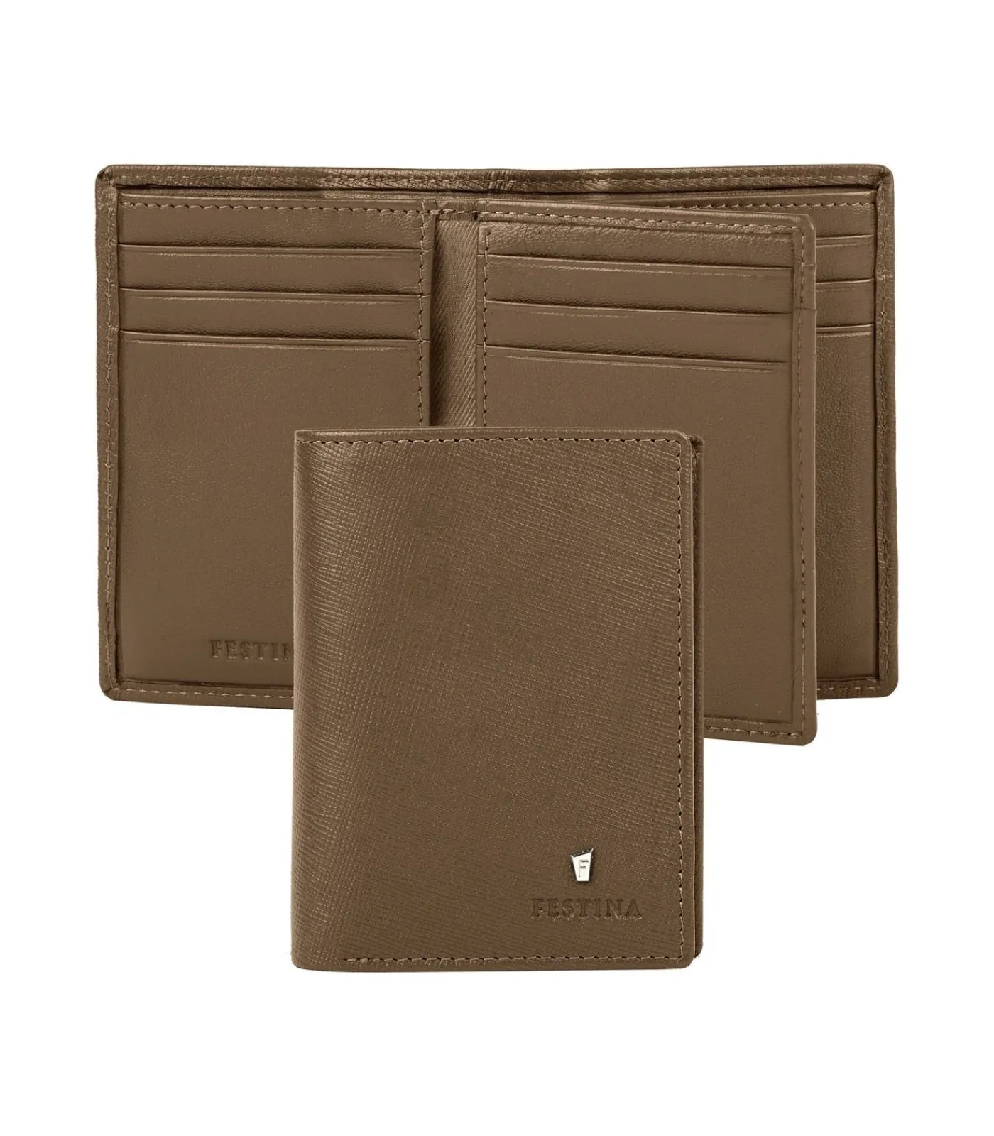 FESTINA Card holder with flap Chronobike camel