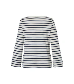 Mart Visser Caroline Tensen Chester Streep Top Ecru / Navy navyBlue Outlet