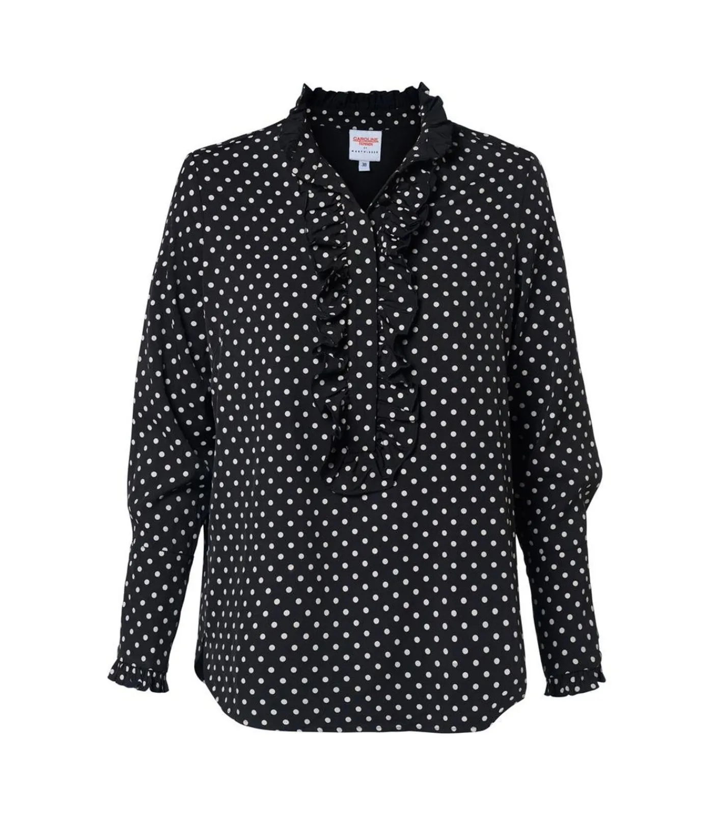 Mart Visser Caroline Tensen Rivers Print Blouse Zwart / Wit blackMulticolor Sale