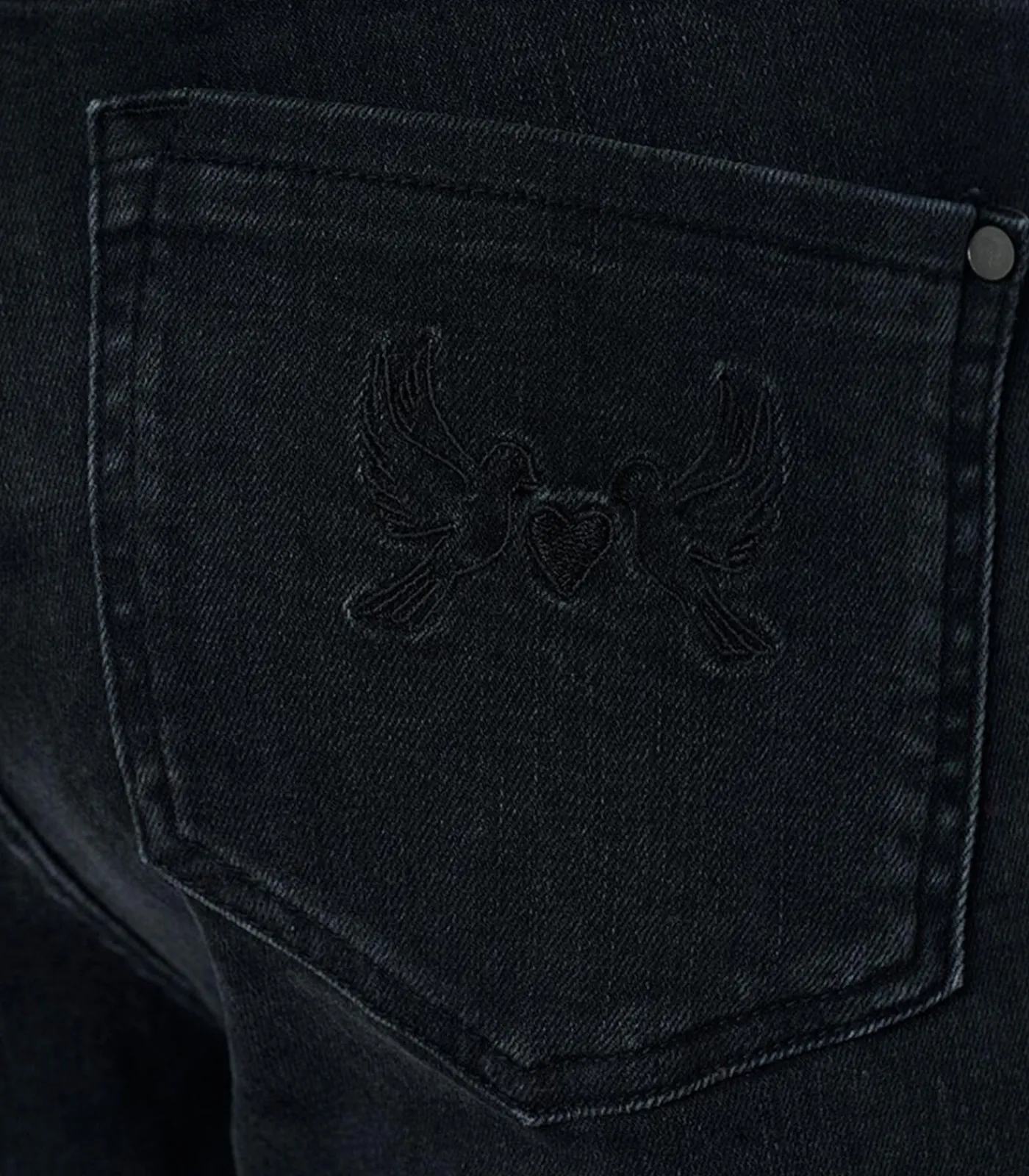 Mart Visser Caroline Tensen Utah Denim Broek Denim Zwart black Outlet