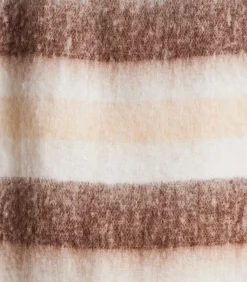La Fée Maraboutée Écharpe écrue met brede strepen offWhite Online