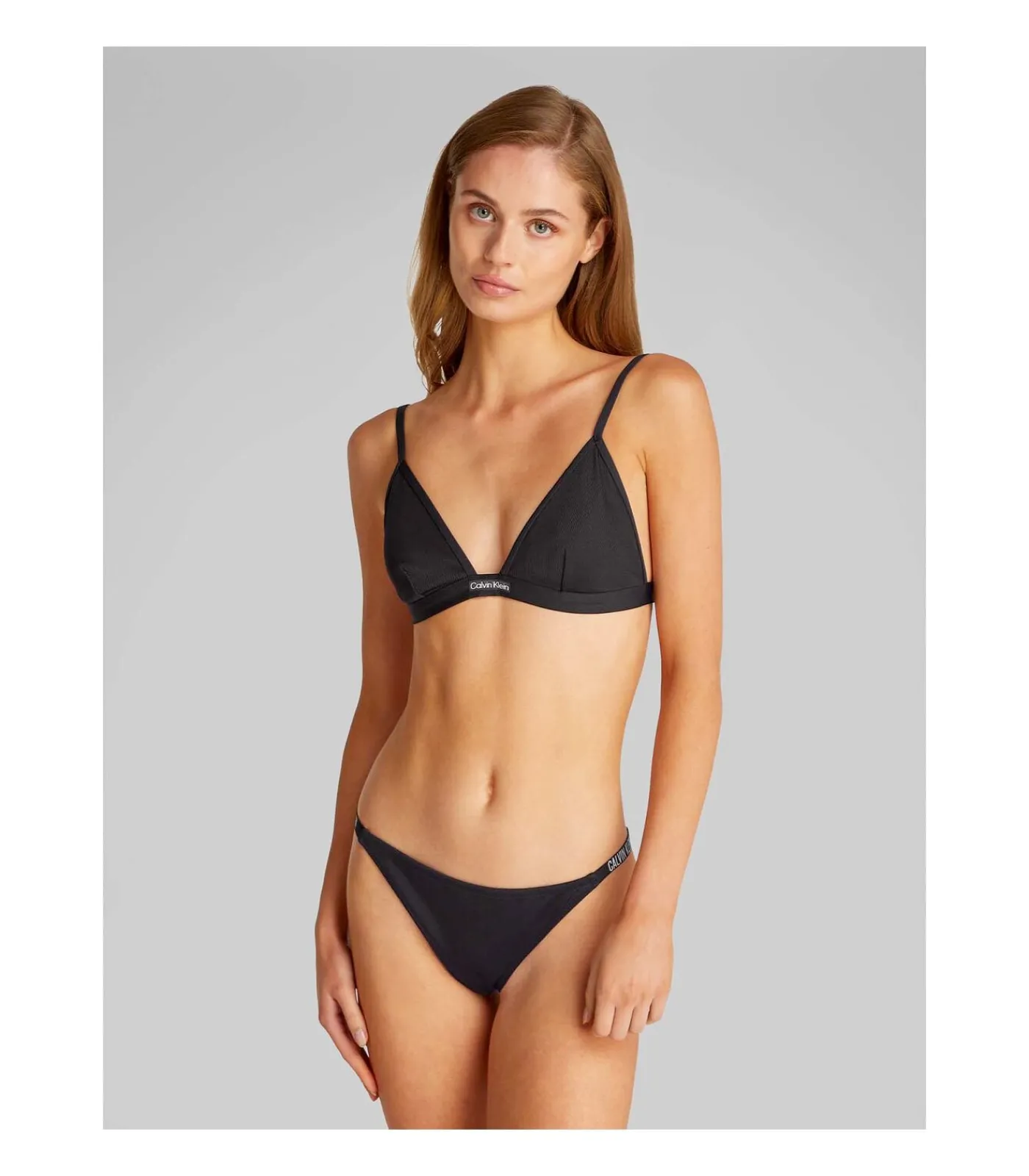 Calvin Klein Cheeky String Bikini black Clearance