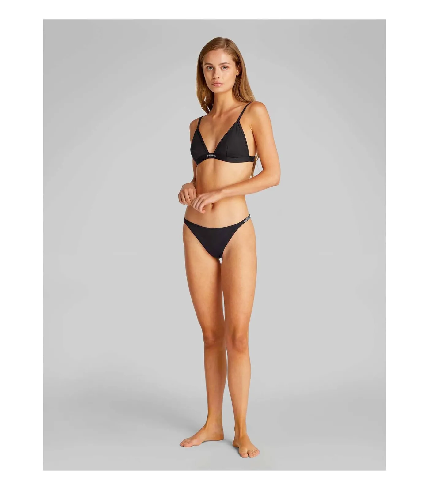 Calvin Klein Cheeky String Bikini black Clearance