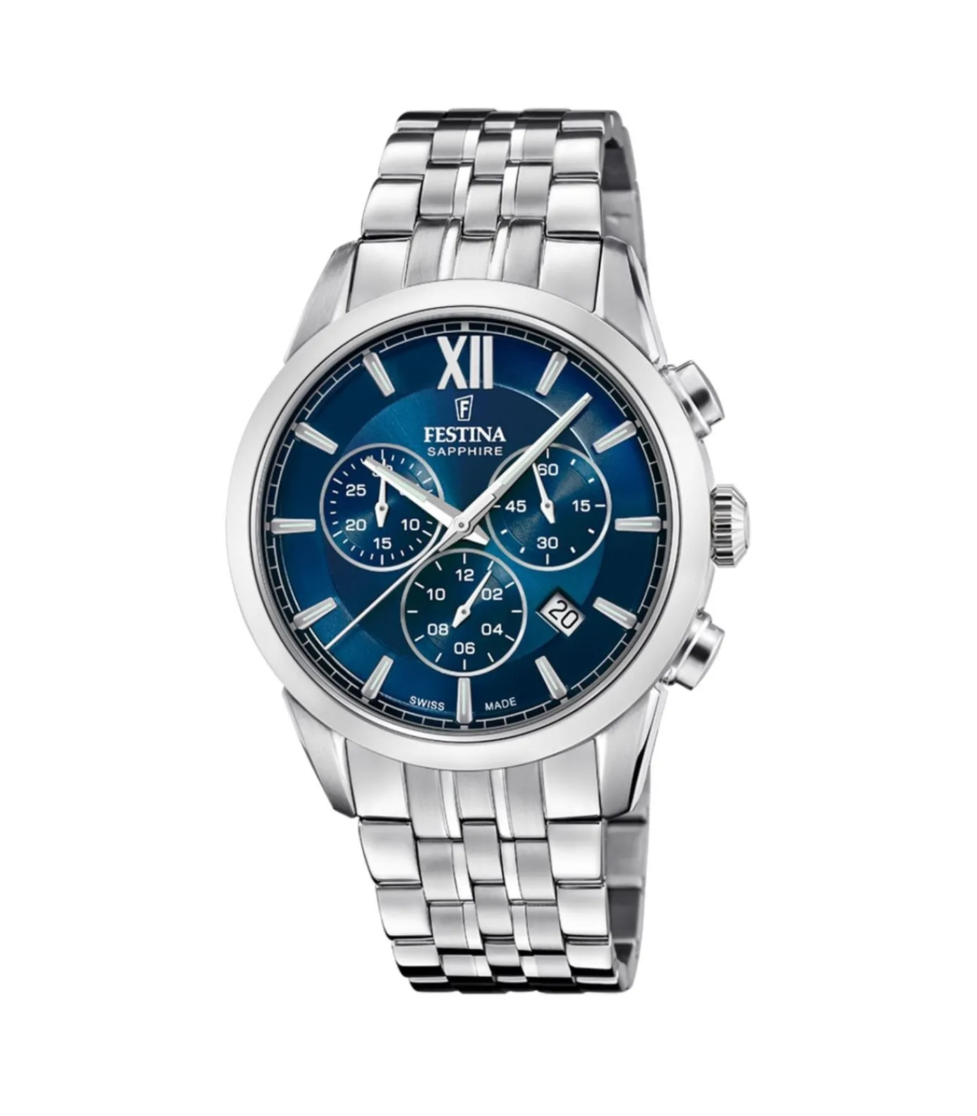 FESTINA Chronograaf Chrono Swiss Made blue Best