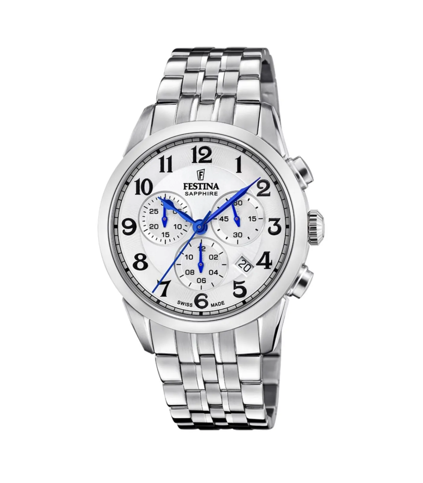 FESTINA Chronograaf Chrono Swiss Made white Online