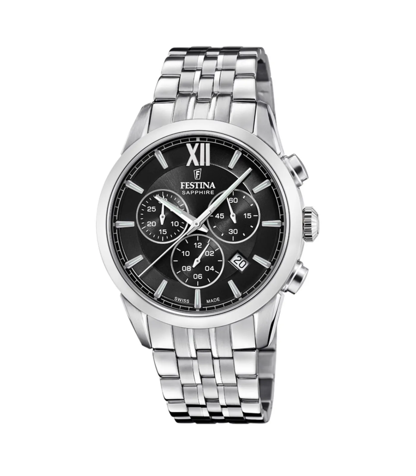 FESTINA Chronograaf Chrono Swiss Made black Online