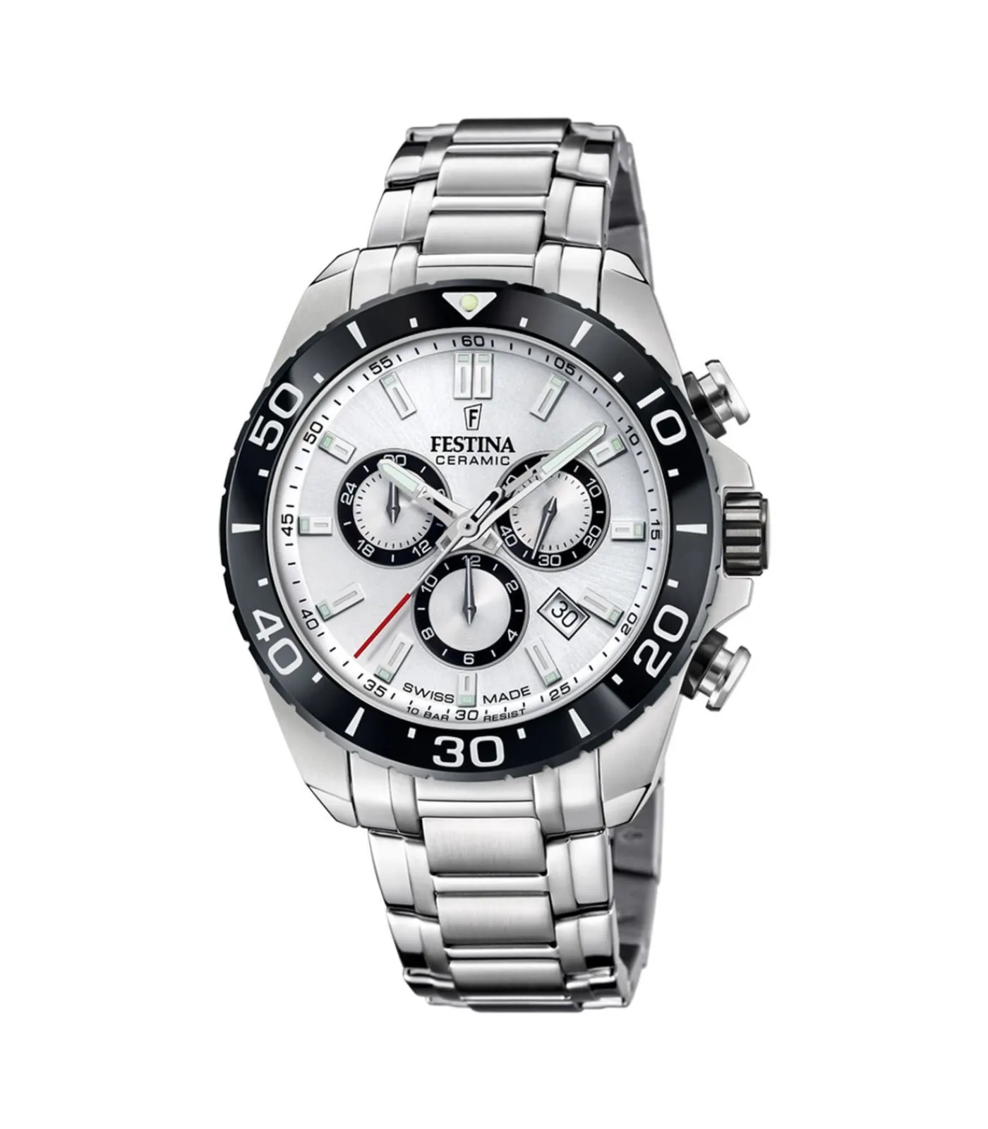 FESTINA Chronograaf Chrono Swiss Made white Sale