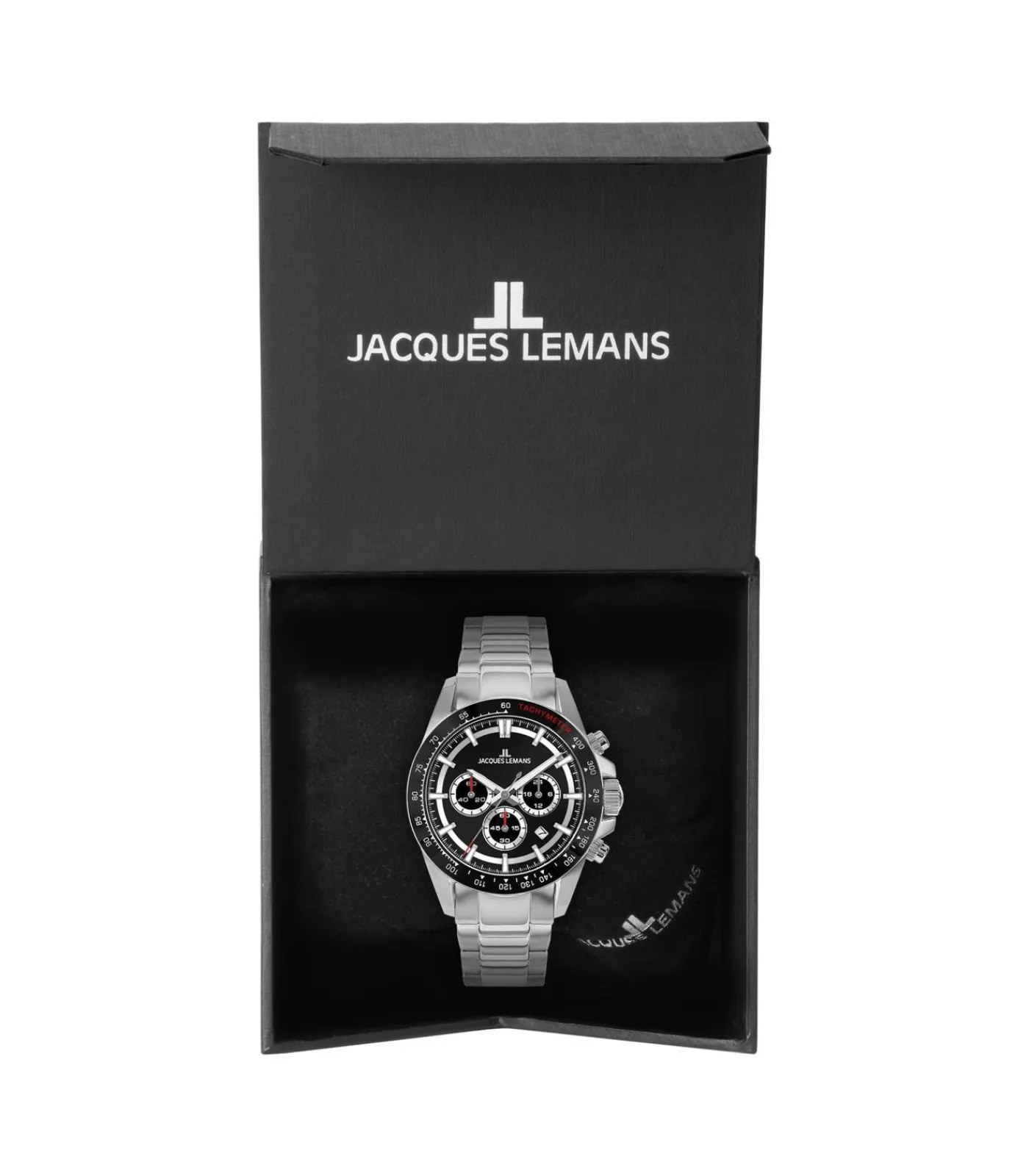 Jacques Lemans Chronograaf Liverpool black Best