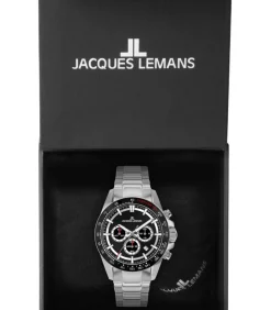 Jacques Lemans Chronograaf Liverpool black Best
