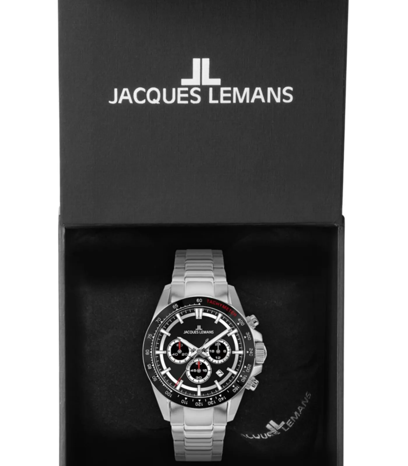 Jacques Lemans Chronograaf Liverpool black Best