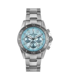 Jacques Lemans Chronograaf Liverpool Diver Light blue lightBlue Discount